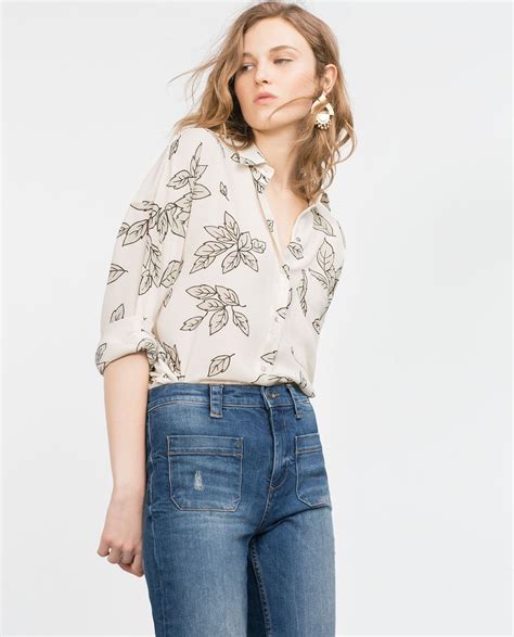 oversize shirt zara
